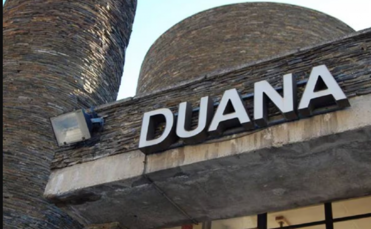 La duana.